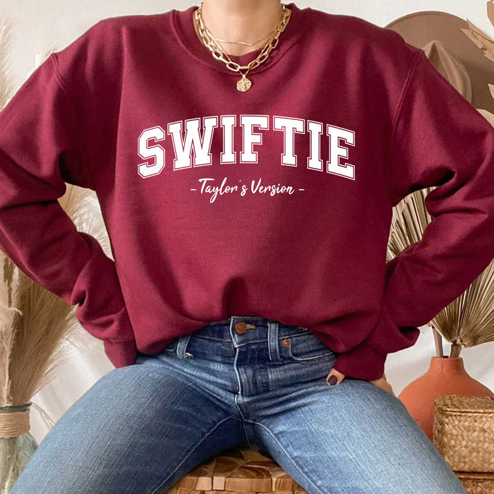 TS LETTER PRINT SWEATSHIRT-lovefitte