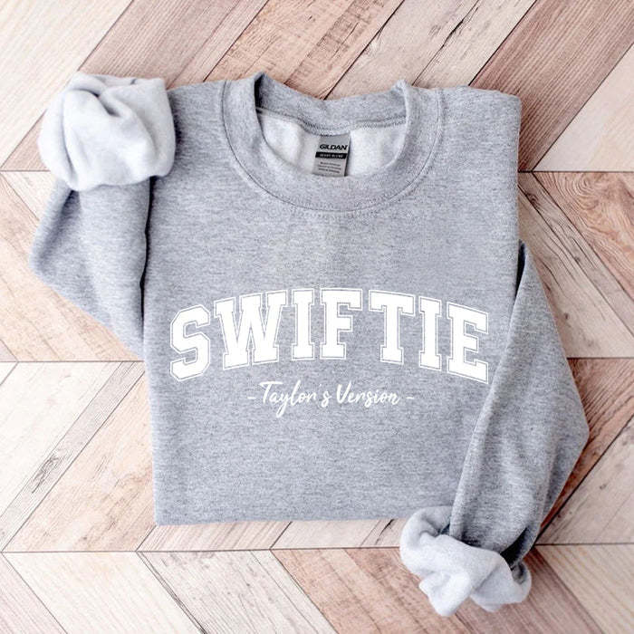 TS LETTER PRINT SWEATSHIRT-lovefitte