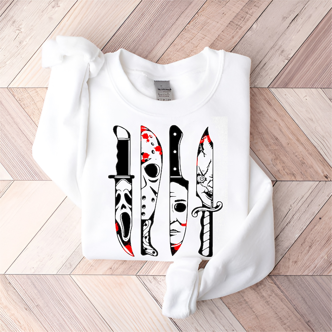Horror Movie Knives Sweatshirt