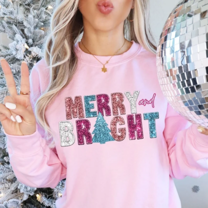 Merry and Bright Sweatshirt-lovefitte