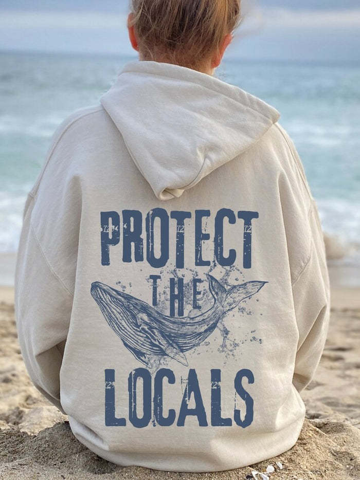 Protect The Local Whales Ocean Hoodie-lovefitte