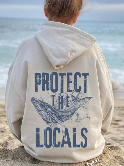 Protect The Local Whales Ocean Hoodie-lovefitte