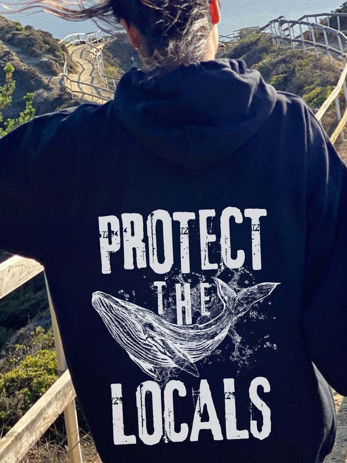Protect The Local Whales Ocean Hoodie-lovefitte