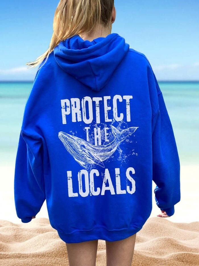 Protect The Local Whales Ocean Hoodie-lovefitte