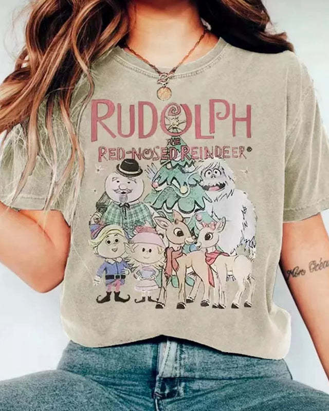 Rudolph The Red-nosed Reindeer T-shirt-lovefitte