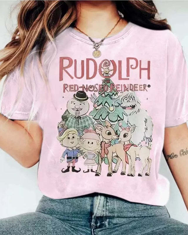 Rudolph The Red-nosed Reindeer T-shirt-lovefitte
