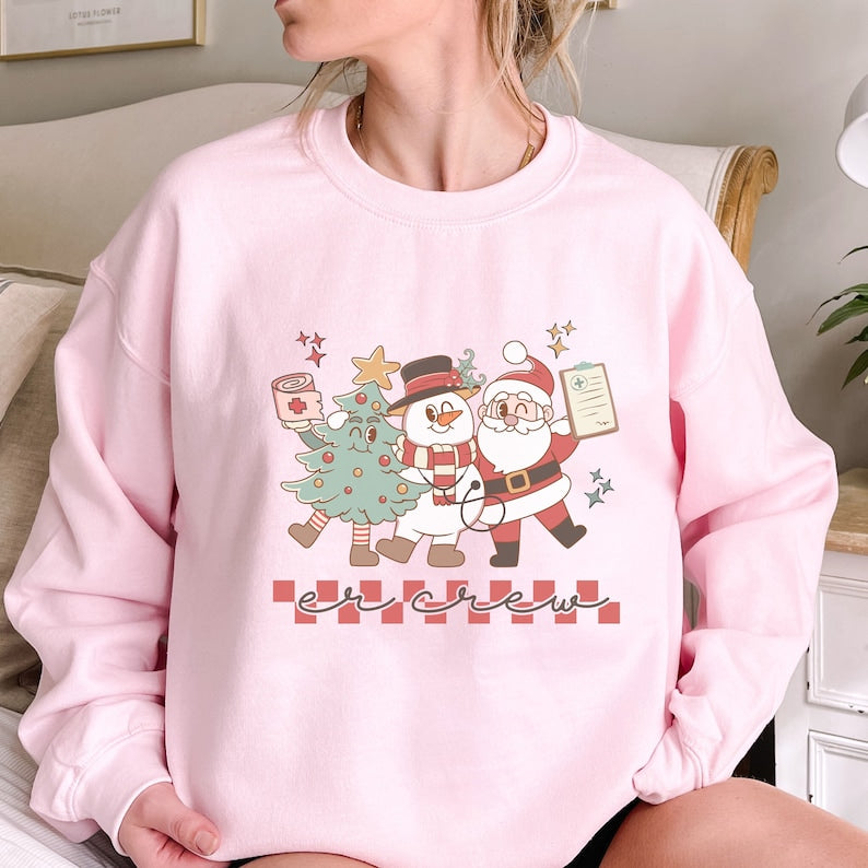 Christmas ER Nurse Sweatshirt-lovefitte