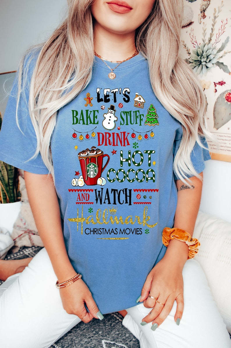 Christmas Nights Comfort Color Shirt-lovefitte