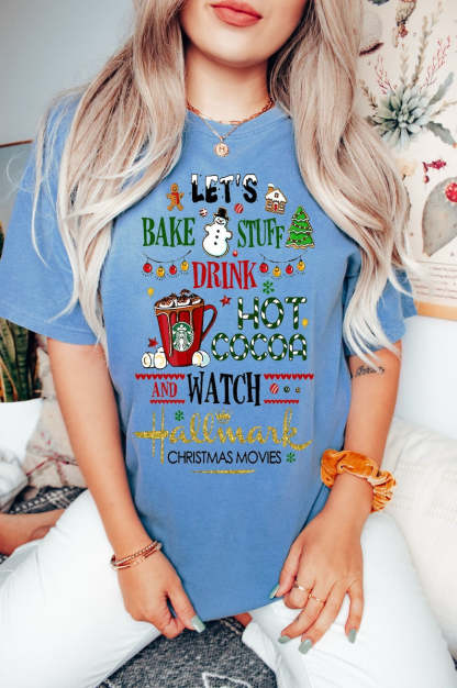 Christmas Nights Comfort Color Shirt-lovefitte