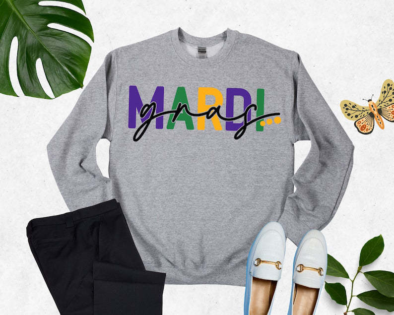 Women Men Mardi Gras Sweat-lovefitte