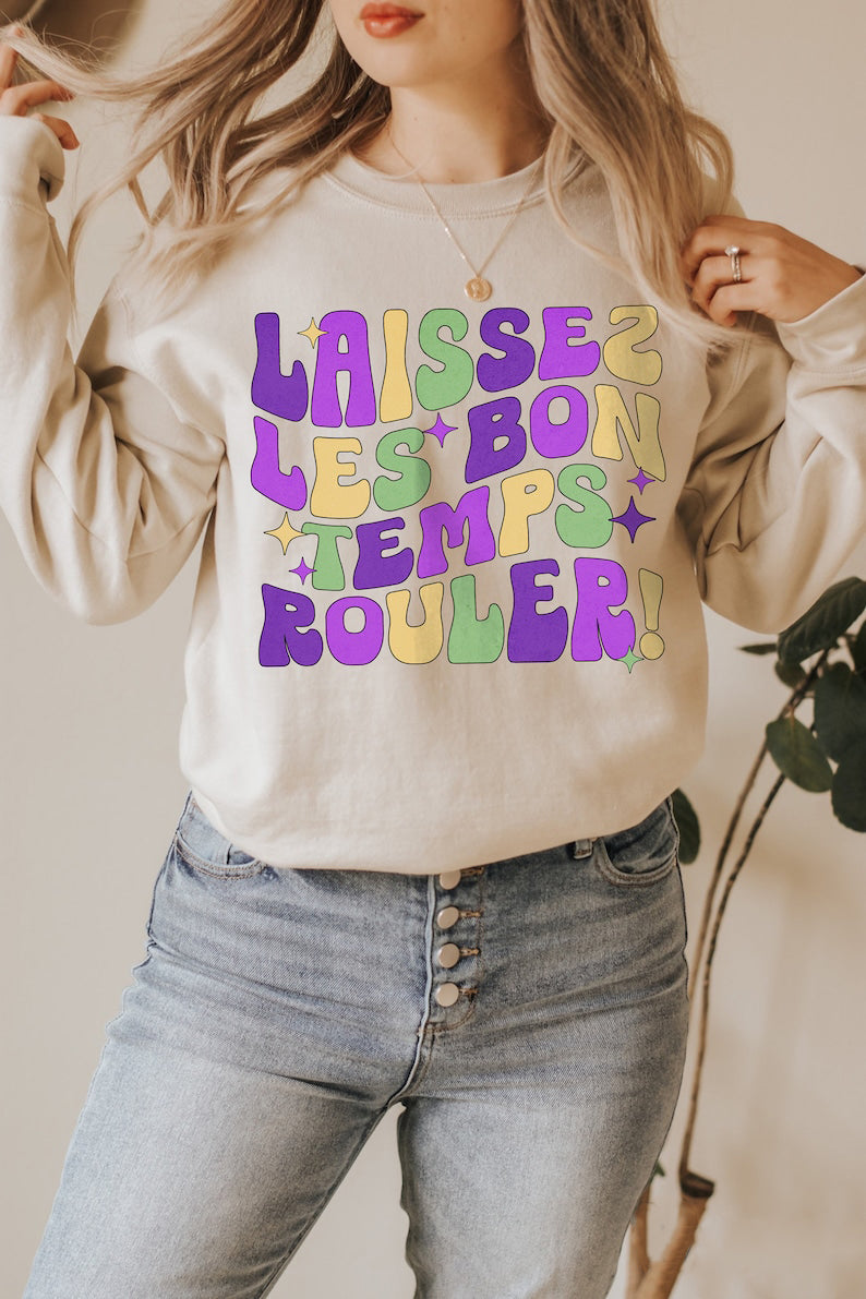 Laissez Les Bon Temps Rouler Sweatshirt-lovefitte