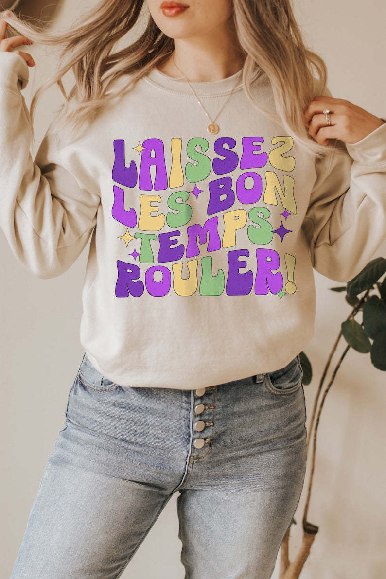Laissez Les Bon Temps Rouler Sweatshirt-lovefitte