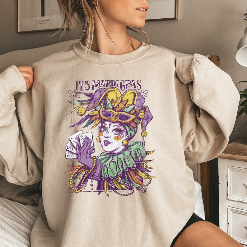 it's Mardi Gras Sweatshirt-lovefitte