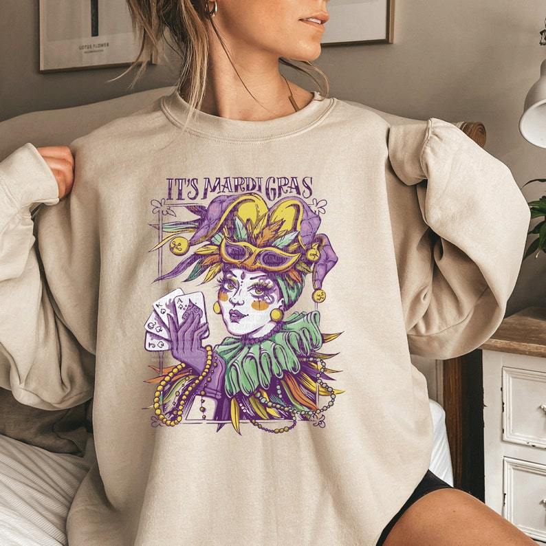 it's Mardi Gras Sweatshirt-lovefitte