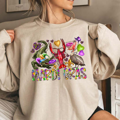 Mardi Gras Sweatshirt-lovefitte