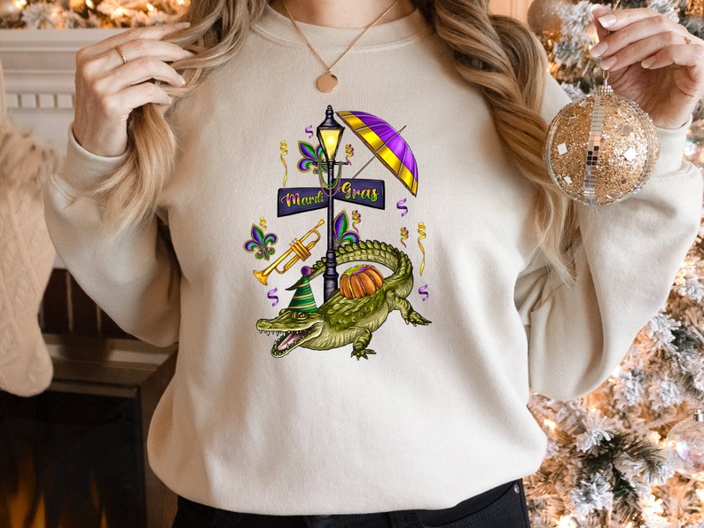 Mardi Gras Sweatshirt-lovefitte