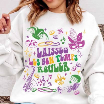 Laissez Les Bons Temps Rouler Sweatshirt-lovefitte