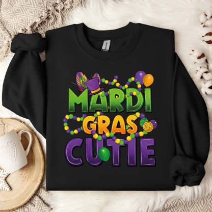Mardi Gras Cutie Sweatshirt-lovefitte