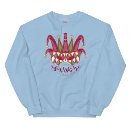 Cute Mardi Gras Sweatshirt  Let the Shenanigans 