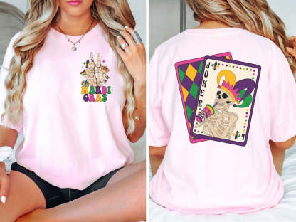 Skeleton Mardi Gras shirt-lovefitte