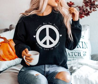 Imagine All The People Living Life In Peace Sweatshirt