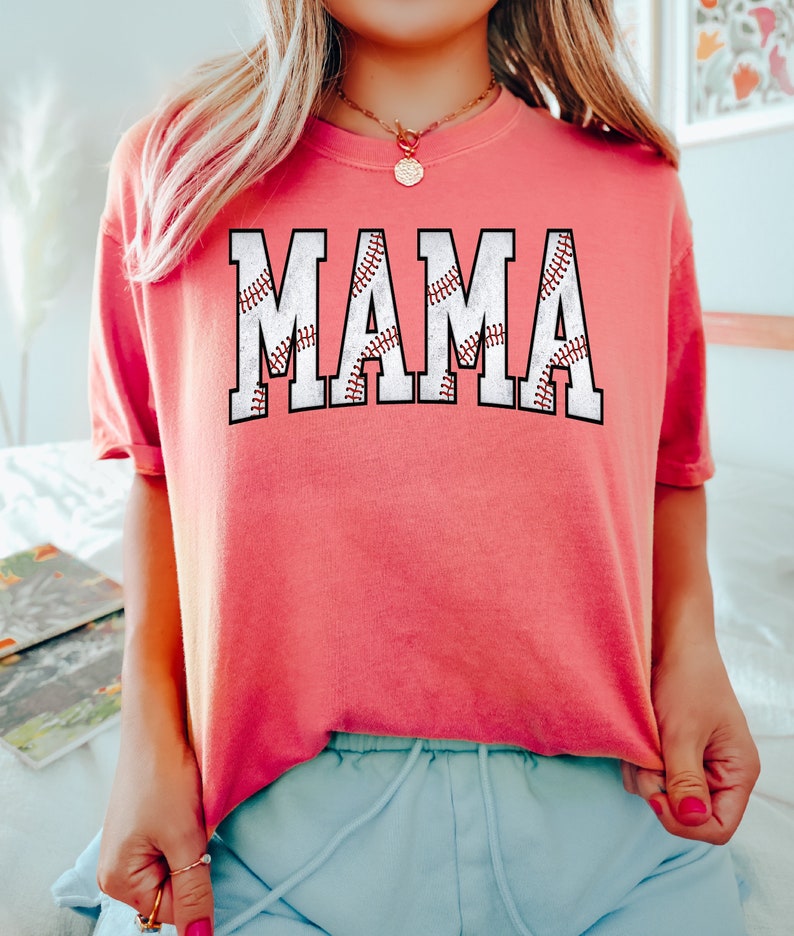 Cute Baseball Mama Shirt