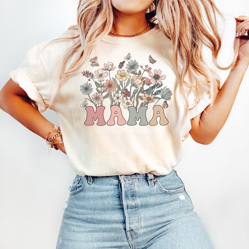 Vintage Style Mama Shirt