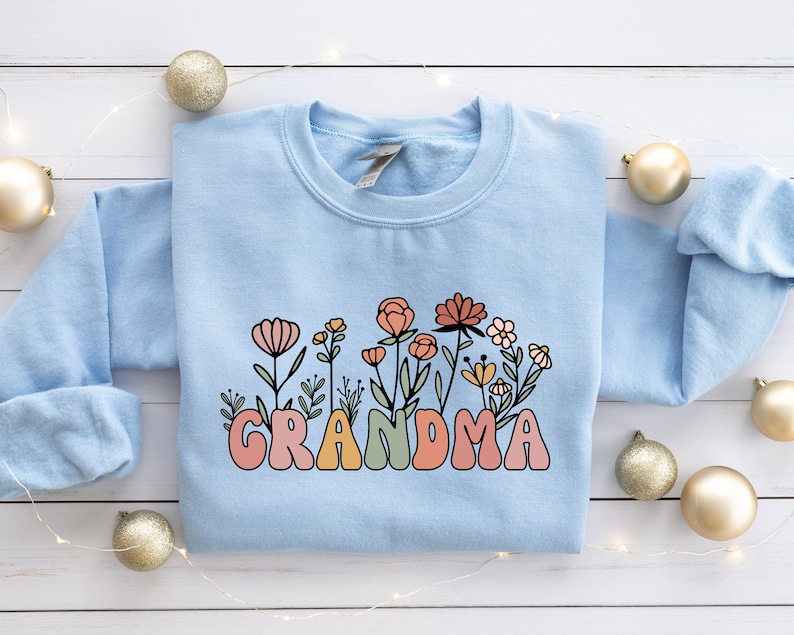 Floral Grandma Sweatshirt