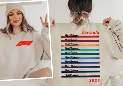 Racing Inspired Cars 2024 Sweatshirt