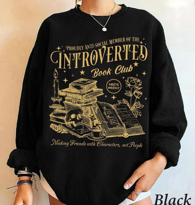 Introverted Book Club Sweatshirt