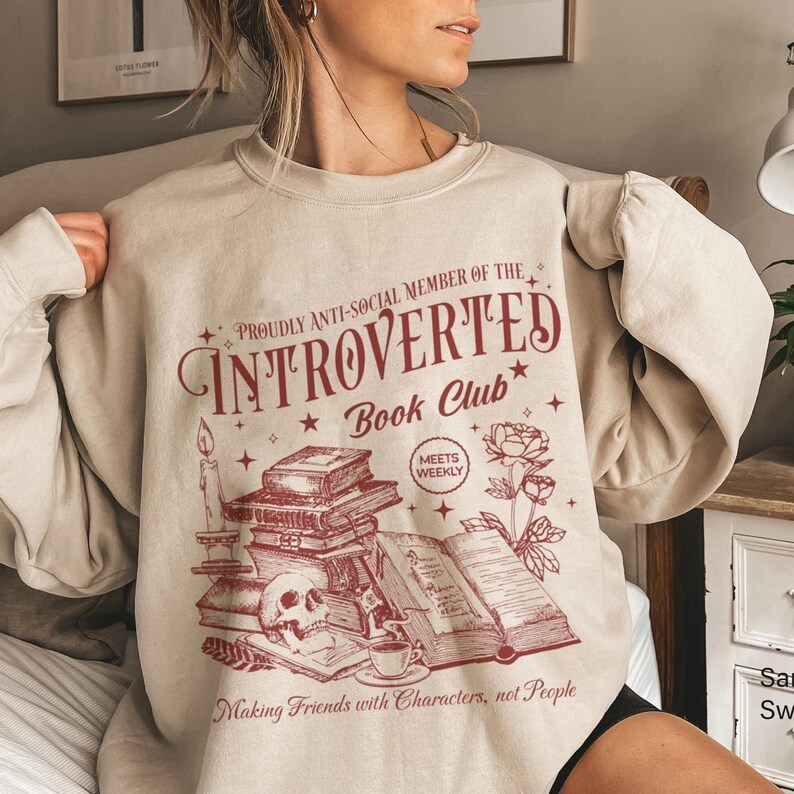 Introverted Book Club Sweatshirt