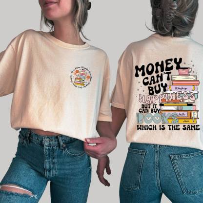 Book Lover 2-Side Printed Shirt