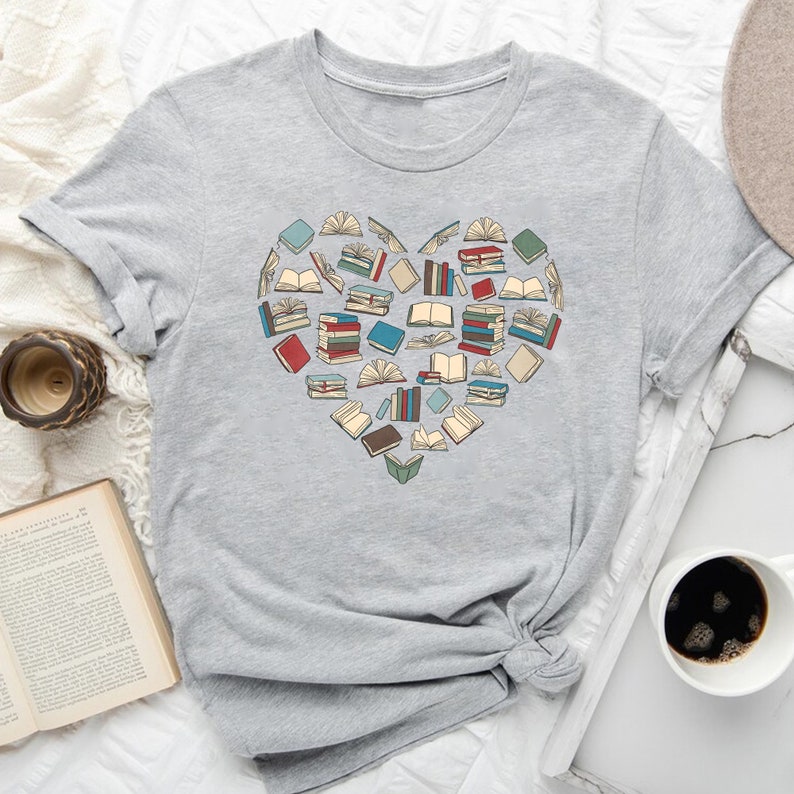 Book Heart Shirt