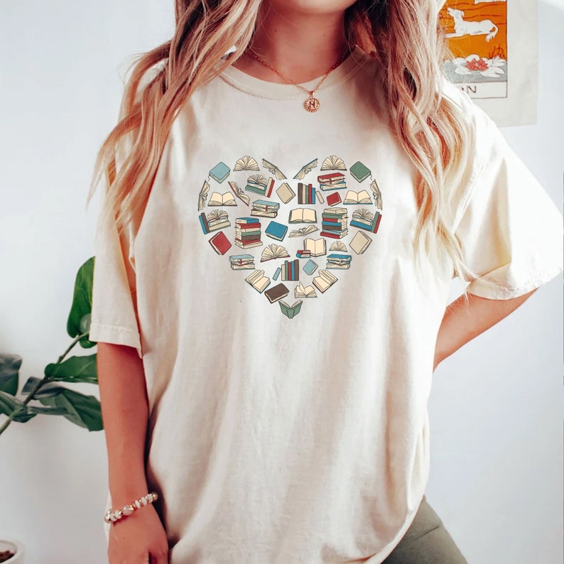 Book Heart Shirt