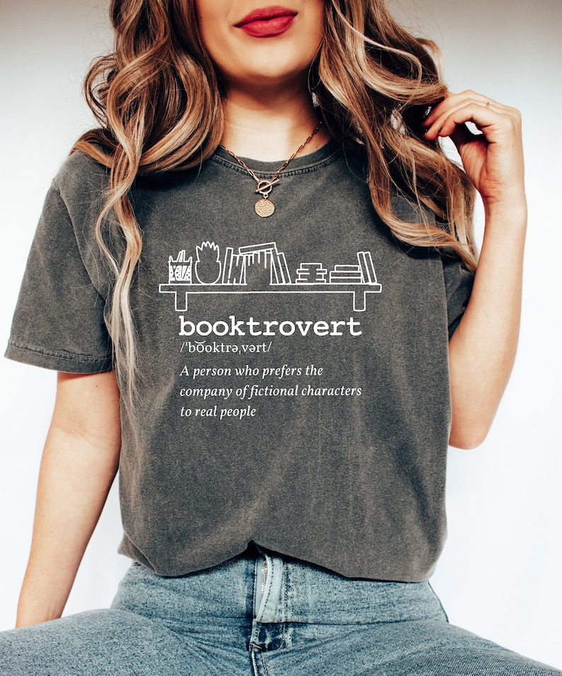 Booktrovert Definition Shirt