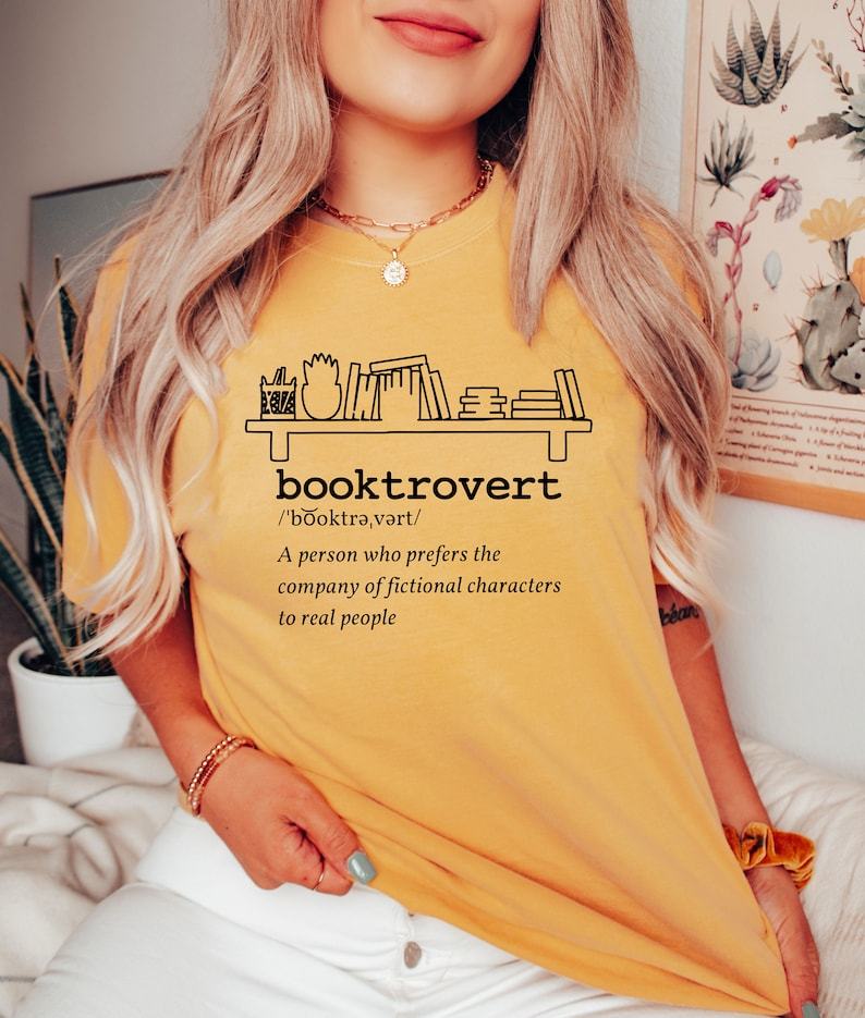 Booktrovert Definition Shirt