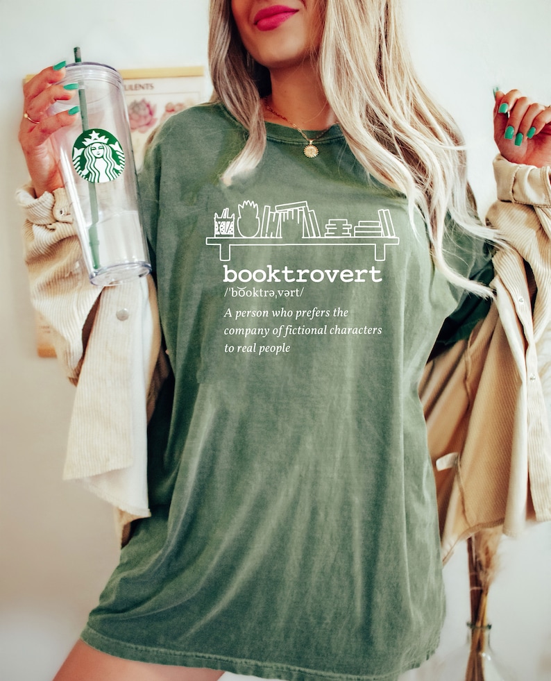Booktrovert Definition Shirt