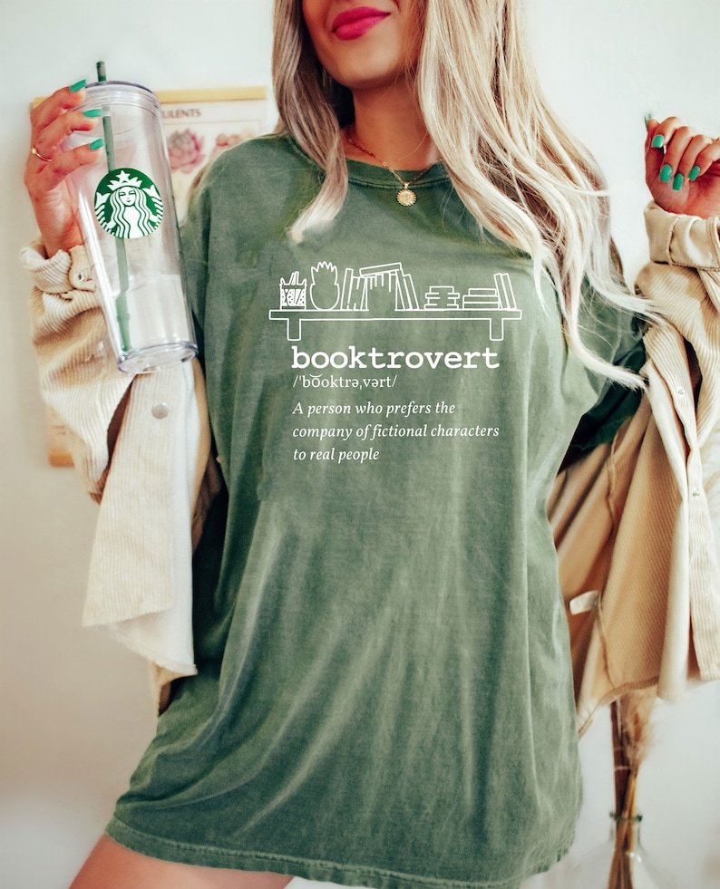 Booktrovert Definition Shirt