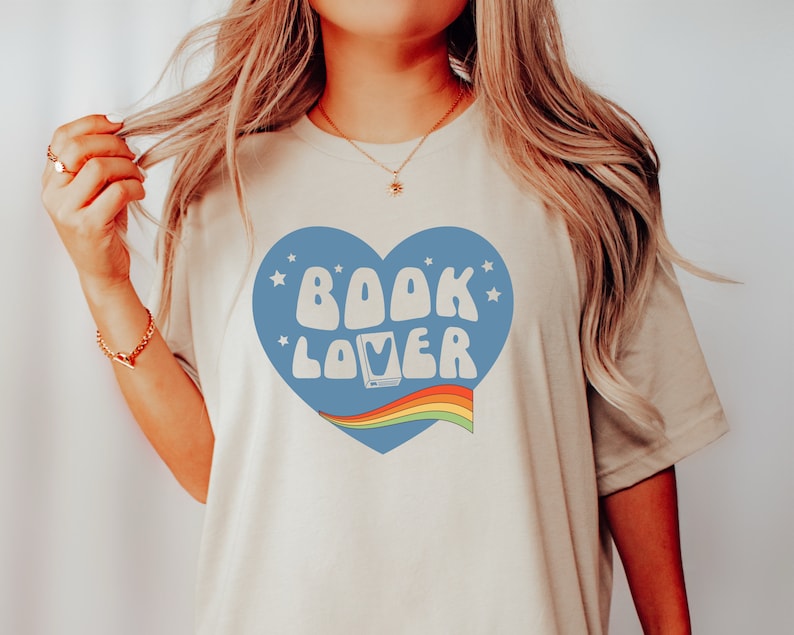 Book Lover Vintage Print Shirt