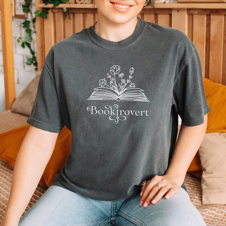 Booktrovert Flower Shirt