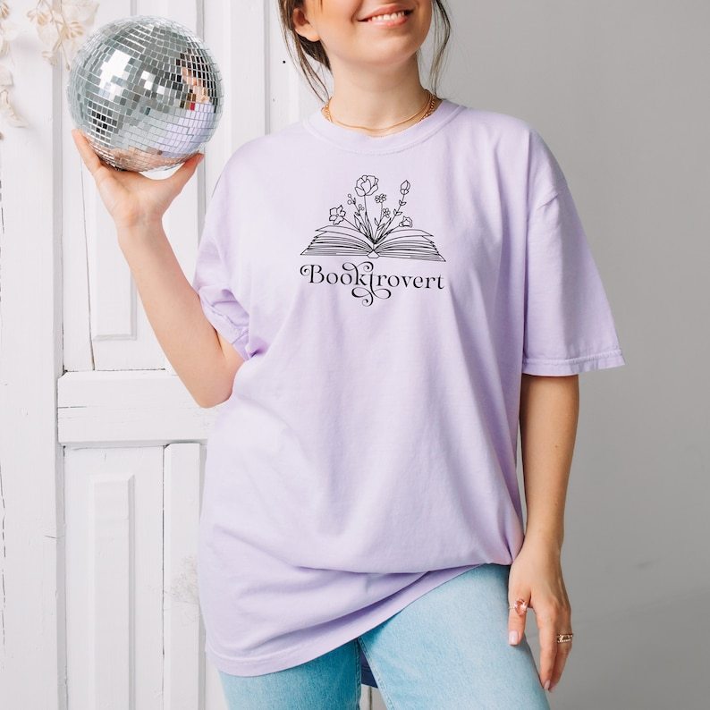 Booktrovert Flower Shirt