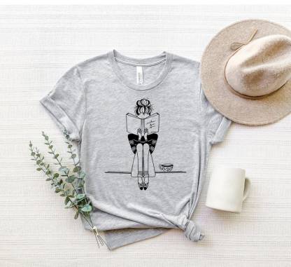Girl Reading Book Shirt