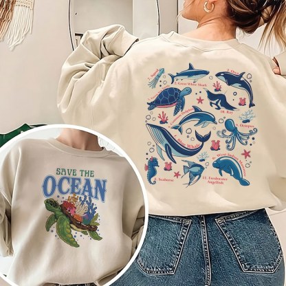 Save The Ocean Sweatshirt
