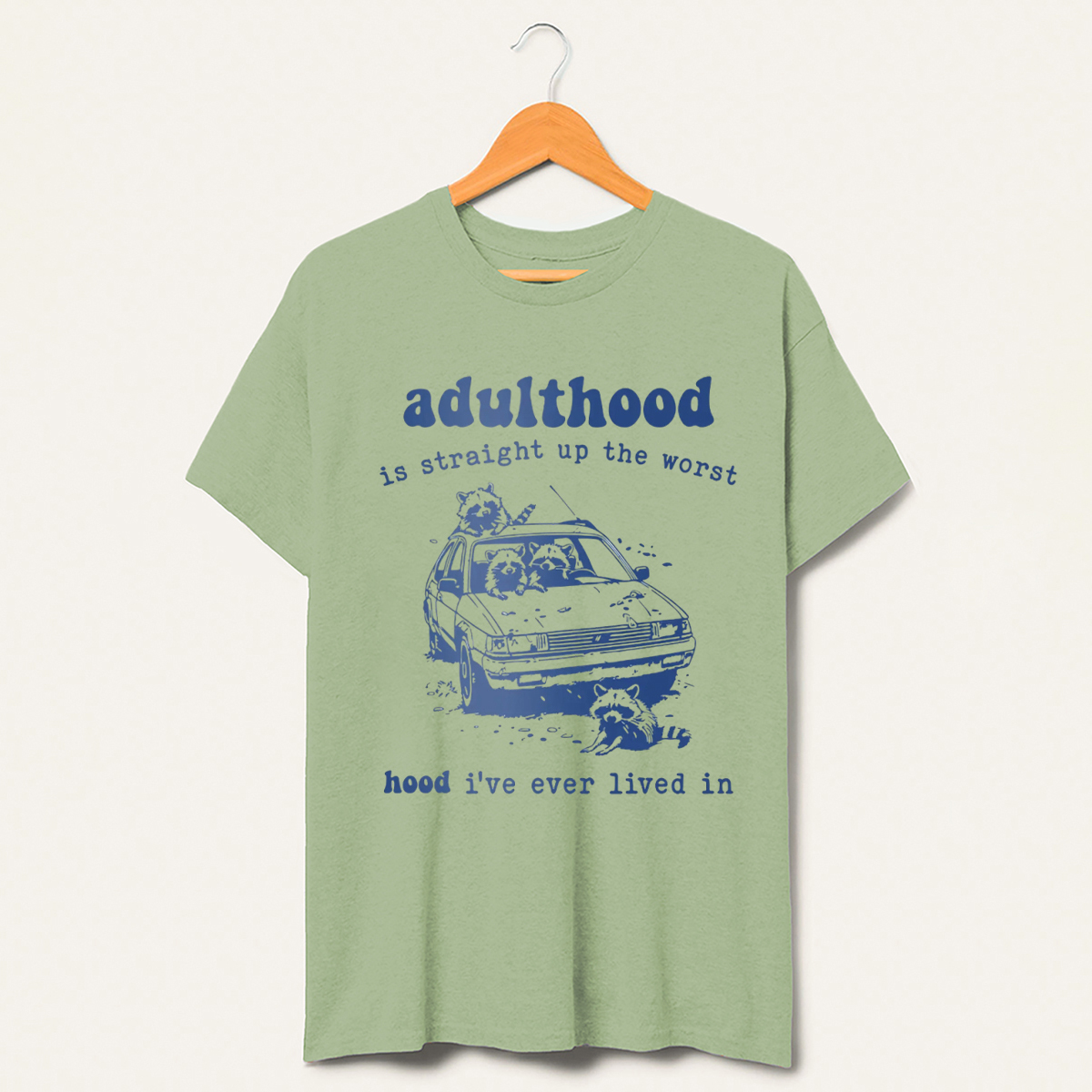Vintage Adulthood Is The Worst Hood T-Shirt-lovefitte