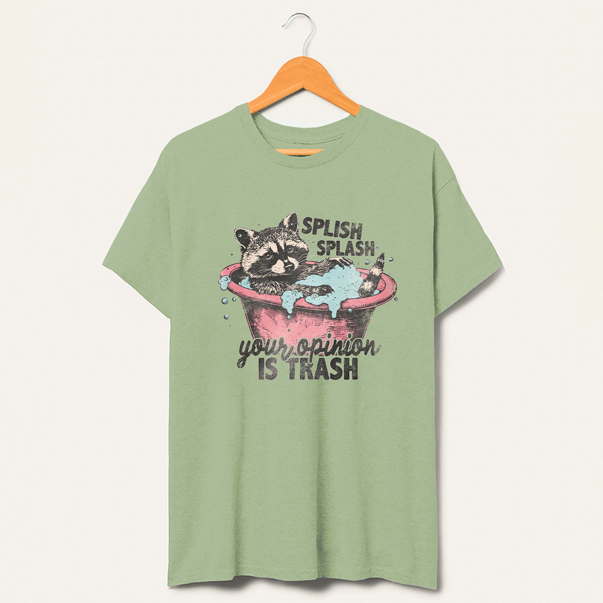 Vintage Splash Splash Your Opinion Is Trash T-Shirt-lovefitte