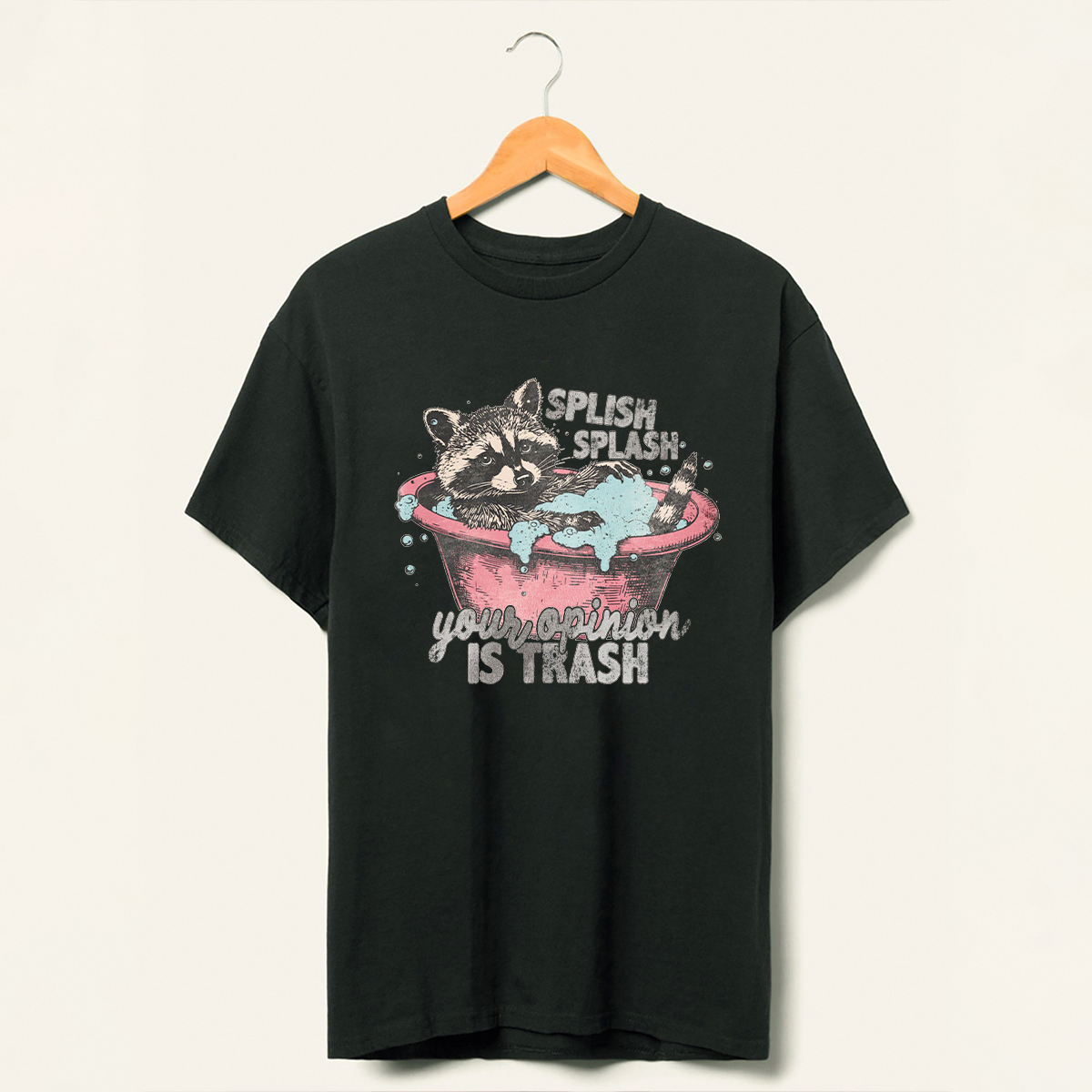 Vintage Splash Splash Your Opinion Is Trash T-Shirt-lovefitte