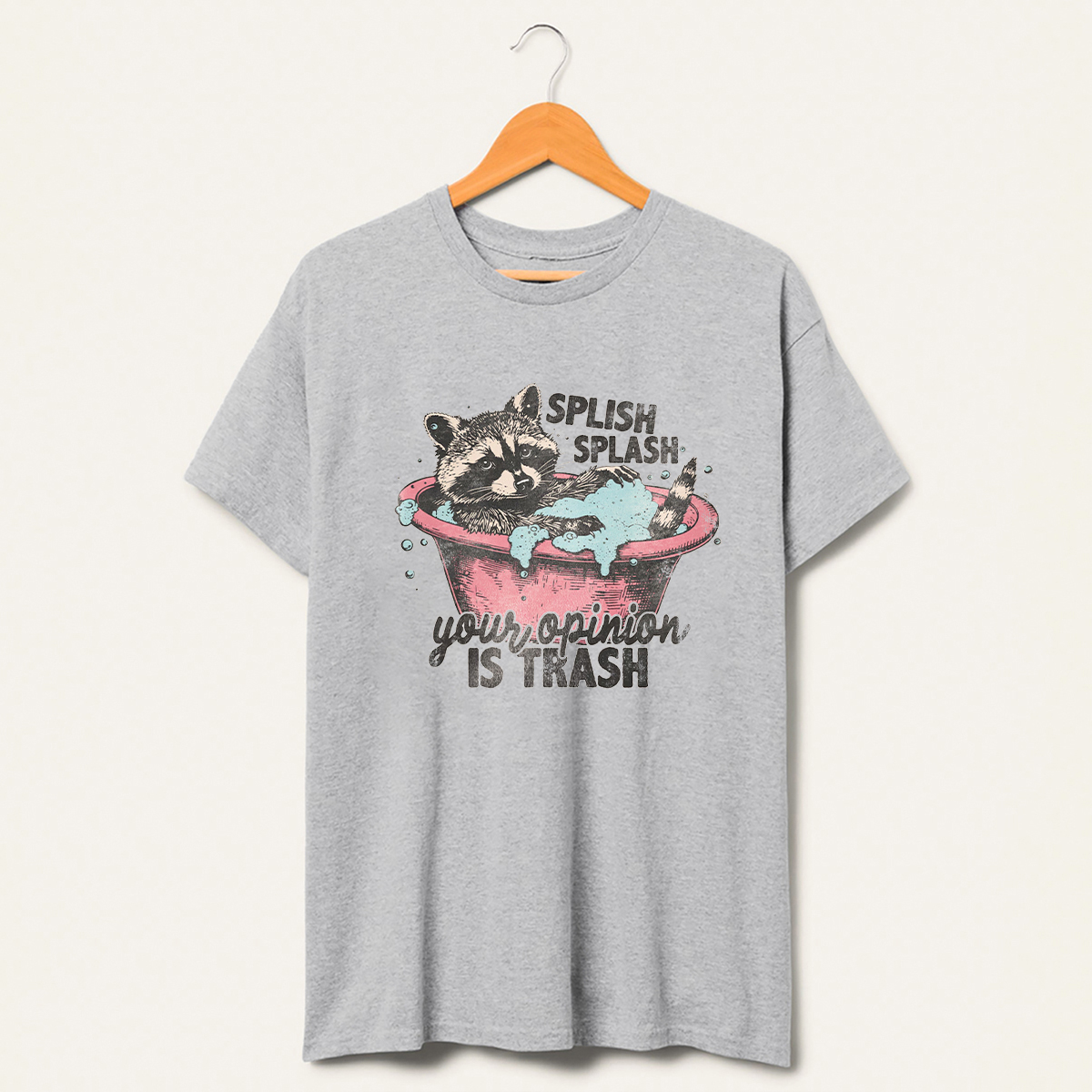 Vintage Splash Splash Your Opinion Is Trash T-Shirt-lovefitte