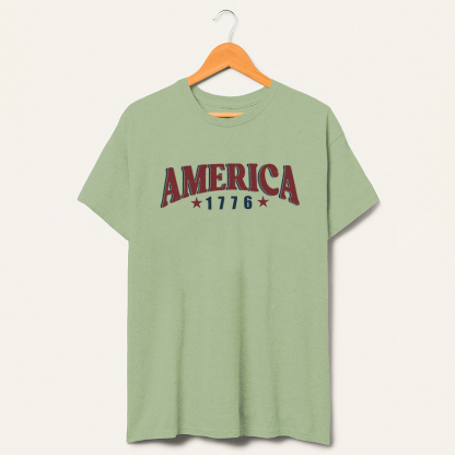 America Funny Raccoon T-Shirt-lovefitte