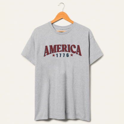 America Funny Raccoon T-Shirt-lovefitte