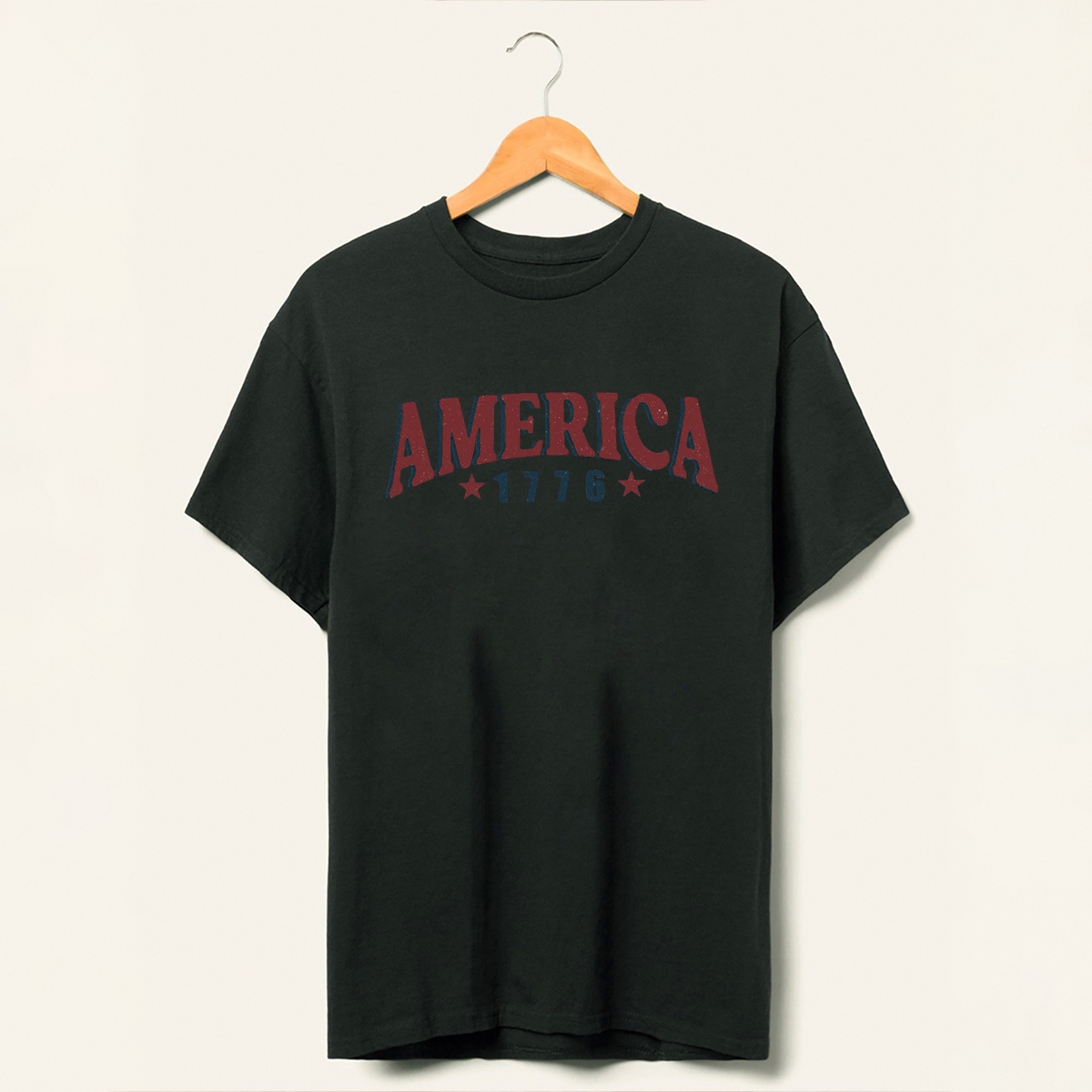 America Funny Raccoon T-Shirt-lovefitte